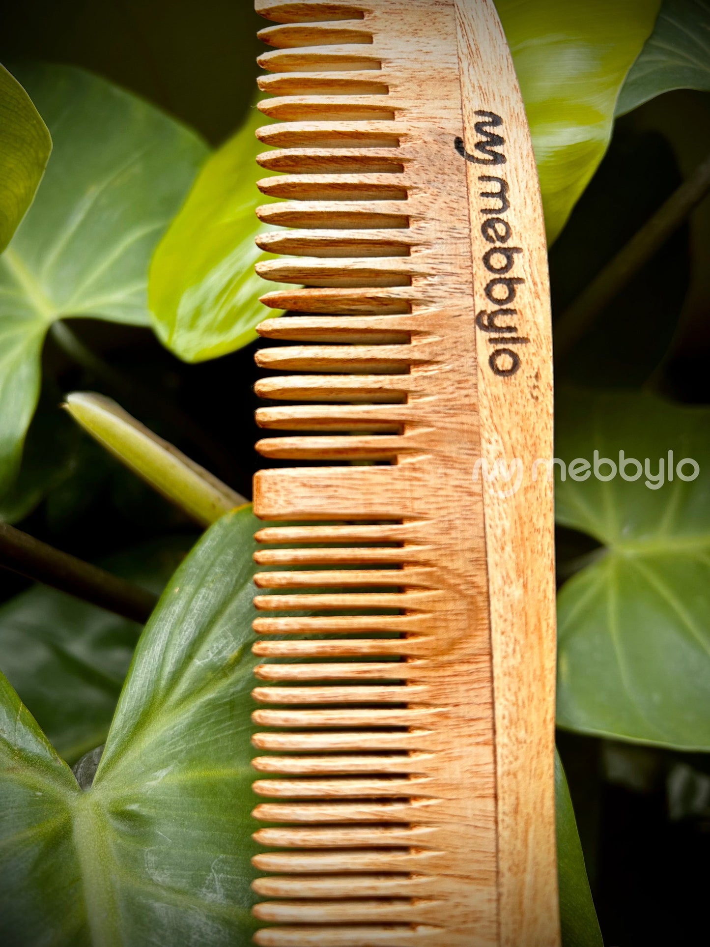 Wave Wide & Narrow teeth | Detangling & Styling | Neem Wood