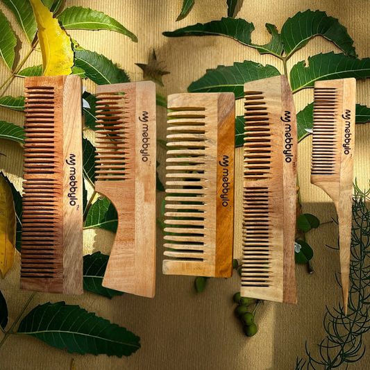 Neem wood combs (pack of 5)